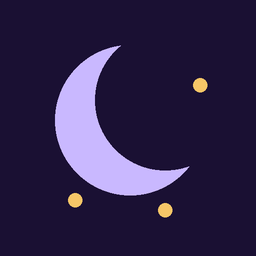 Fall Asleep Fast moon logo
